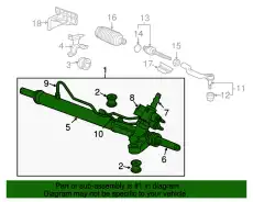 Рулевая рейка HONDA 53601TY4A02