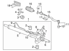 Рулевая рейка HONDA 53601TY4A02