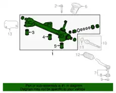 Рулевая рейка HONDA 53601TG7A02