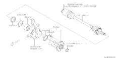 Подшипник ступицы 28316FE0008A SUBARU