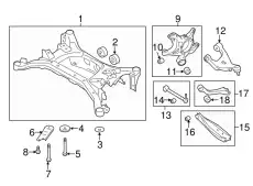 Ступица SUBARU 28411CA000