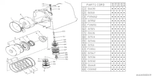 Пластина АКПП 31536AA100 SUBARU