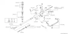 Рулевая тяга SUBARU 34116AG000