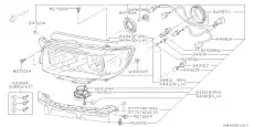 Кронштейн бампера правый 57707SA180 SUBARU
