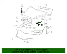 УПЛОТНЕНИЕ РЕЗИНОВОЕ 74196SWAA00 HONDA