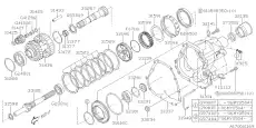 Уплотнитель поршня муфты 806974040 SUBARU