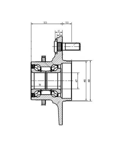 Ступица SAT ST-43200-4M400