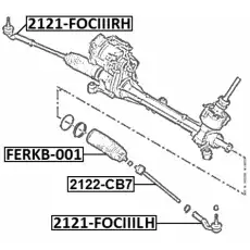 Рулевой наконечник FEBEST 2121-FOCIIIRH