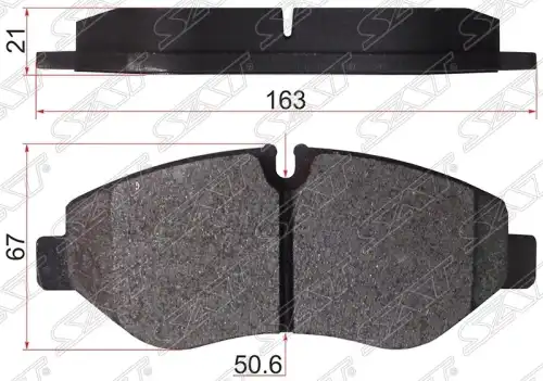 Тормозные колодки дисковые SAT ST-42555881
