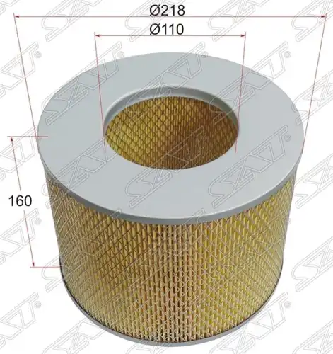 Фильтр воздушный SAT ST- 17801-78040