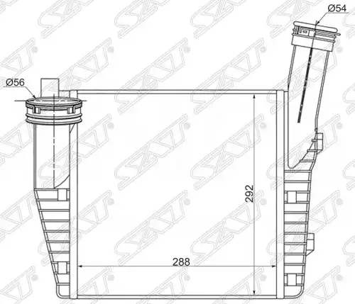 Интеркулер SAT ST-7L6145804A
