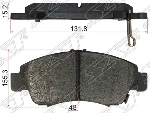 Тормозные колодки дисковые SAT ST-45022-S04-G01