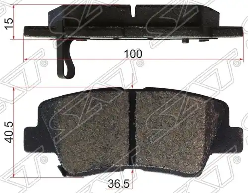 Тормозные колодки дисковые SAT ST-58302-1RA30