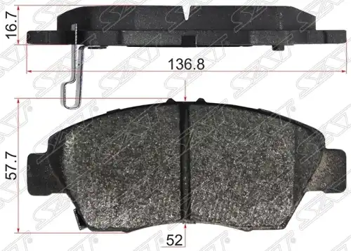 Тормозные колодки дисковые SAT ST-45022-S04-V00