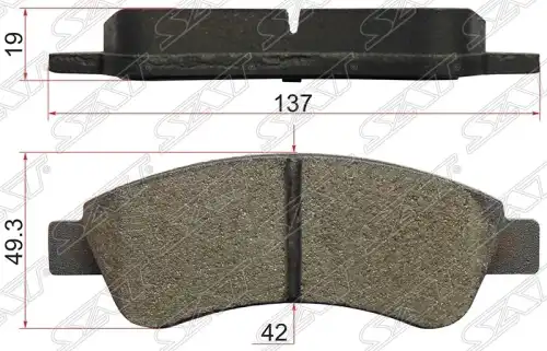Тормозные колодки дисковые SAT ST-425359