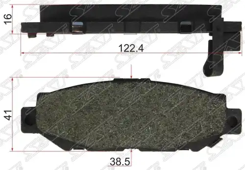 Тормозные колодки дисковые SAT ST-04466-30140