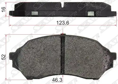 Тормозные колодки дисковые SAT ST-B2YD-33-23Z