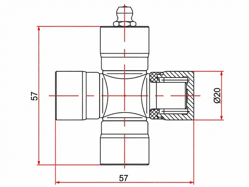 Крестовина RENAULT DUSTER 11- ST-370002820RSP SAT