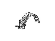 Подкрылок TOYOTA / LEXUS 53805-48040