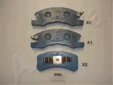 КОМПЛЕКТ КОЛОДОК ДИСКОВЫХ 50-06-609 ASHIKA