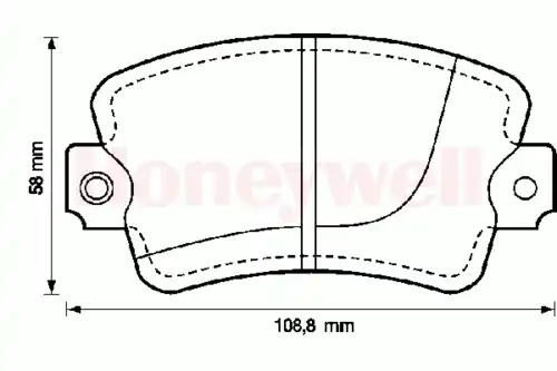 колодки дисковые торм. перед. Ren 571246S STOP