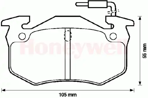 колодки дисковые торм. перед. Citr 571302S STOP