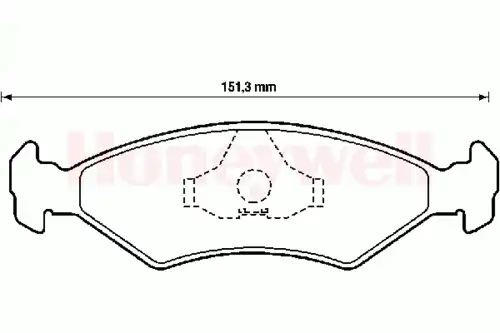 колодки дисковые торм. перед. Ford 571914S STOP