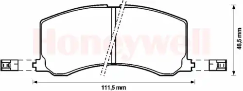 колодки дисковые торм. перед. Suz 572399S STOP