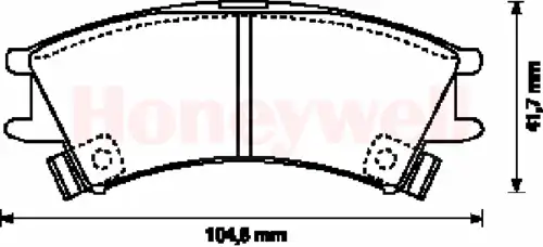 колодки дисковые торм. перед. Hyun 572401S STOP