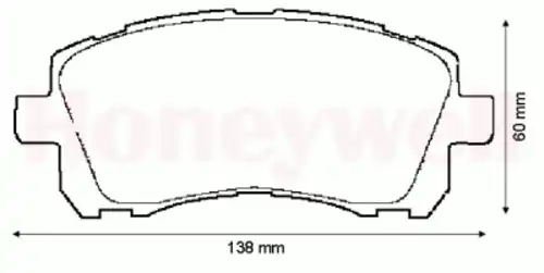 Тормозные колодки дисковые BENDIX 572423B