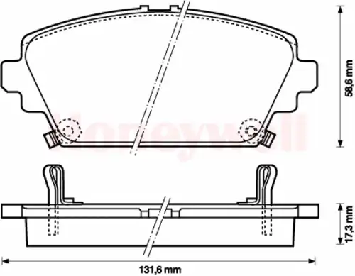 колодки дисковые торм. перед. Niss 572429S STOP