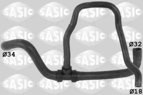 3404172 Патрубок сист.охл.RENAULT DUSTER 1.5 dCi 06.10=> SASIC