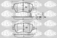 Тормозные колодки дисковые SASIC 6214011