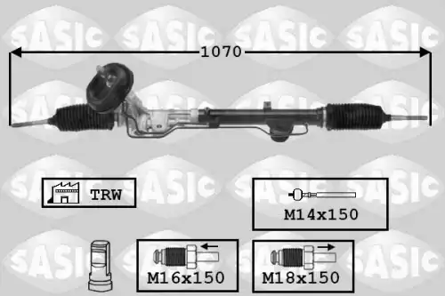 Рулевая рейка SASIC 7174027