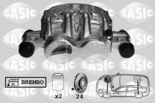 Суппорт тормозной SASIC 6500059