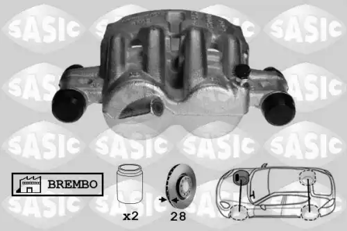 Суппорт тормозной SASIC 6500063