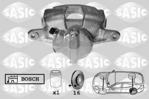 Суппорт тормозной SASIC 6500066