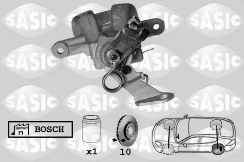 Суппорт тормозной SASIC 6506190