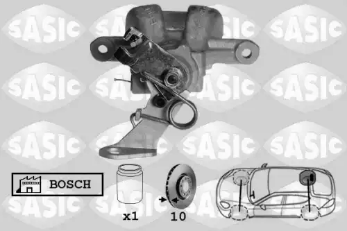 Суппорт тормозной SASIC 6506191