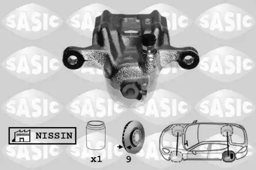 Суппорт тормозной SASIC 6506142