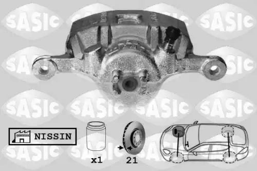 Суппорт тормозной SASIC 6506199