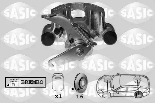 Суппорт тормозной SASIC 6506038