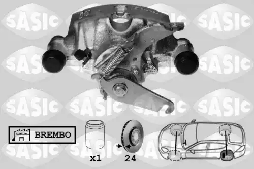 Суппорт тормозной SASIC 6506174