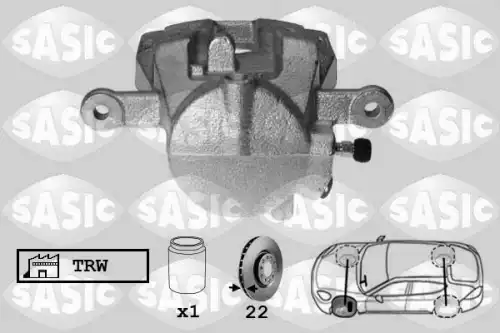 Суппорт тормозной SASIC 6506178