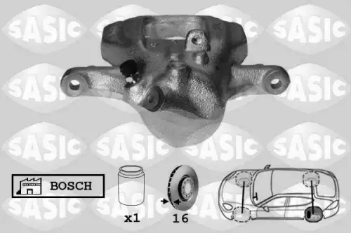 Суппорт тормозной SASIC 6506194