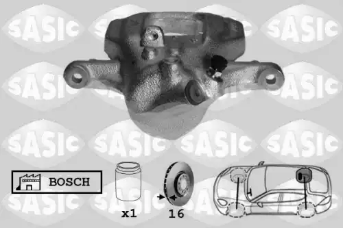 Суппорт тормозной SASIC 6506195