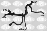 патрубок радиатора Opel 3406229 SASIC