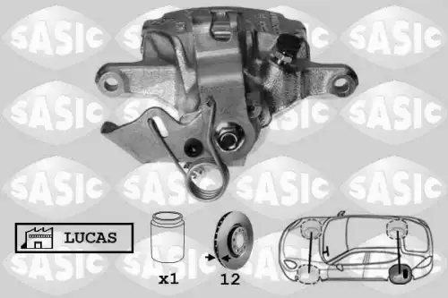 Суппорт тормозной SASIC 6504032