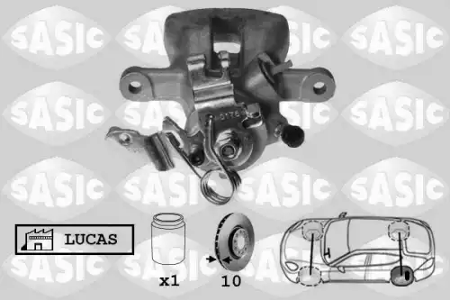 Суппорт тормозной SASIC 6506112