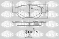 Тормозные колодки дисковые SASIC 6210008